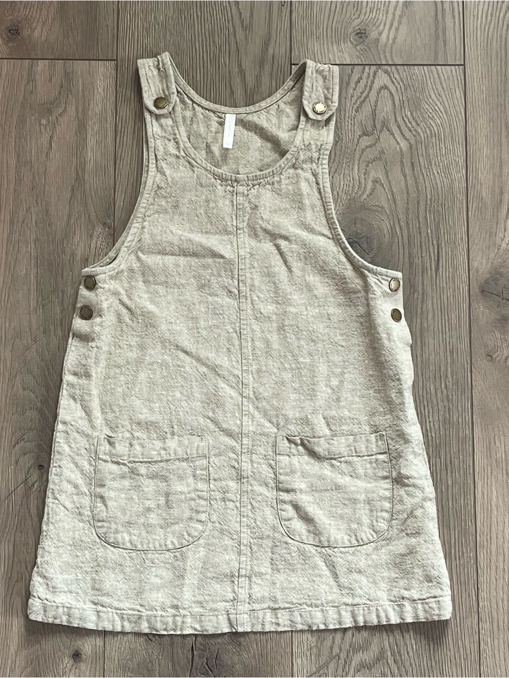 Rylee + Cru Girls 8-9Y Fern Overall Jumper Dress